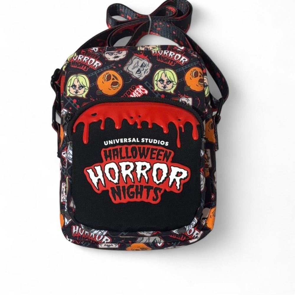 Universal Studios Halloween Horror Nights Crossbody Bag - Black and Red